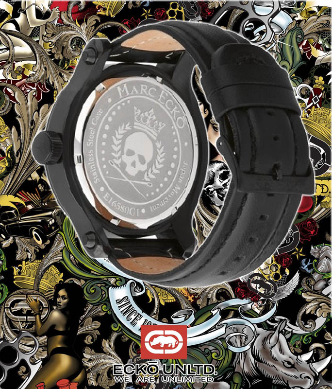 Ρολόι Χειρός MARC ECKO E16580G1 Black Stainless Steel Bracelet MARC ECKO